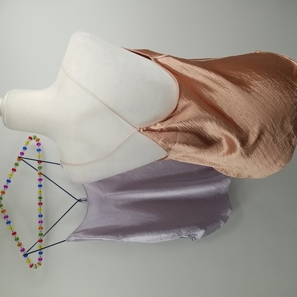 Victoria's Secret Tops - 2 Victoria's Secret Satin Camisole Tops Bundle of 2 Sz: Medium